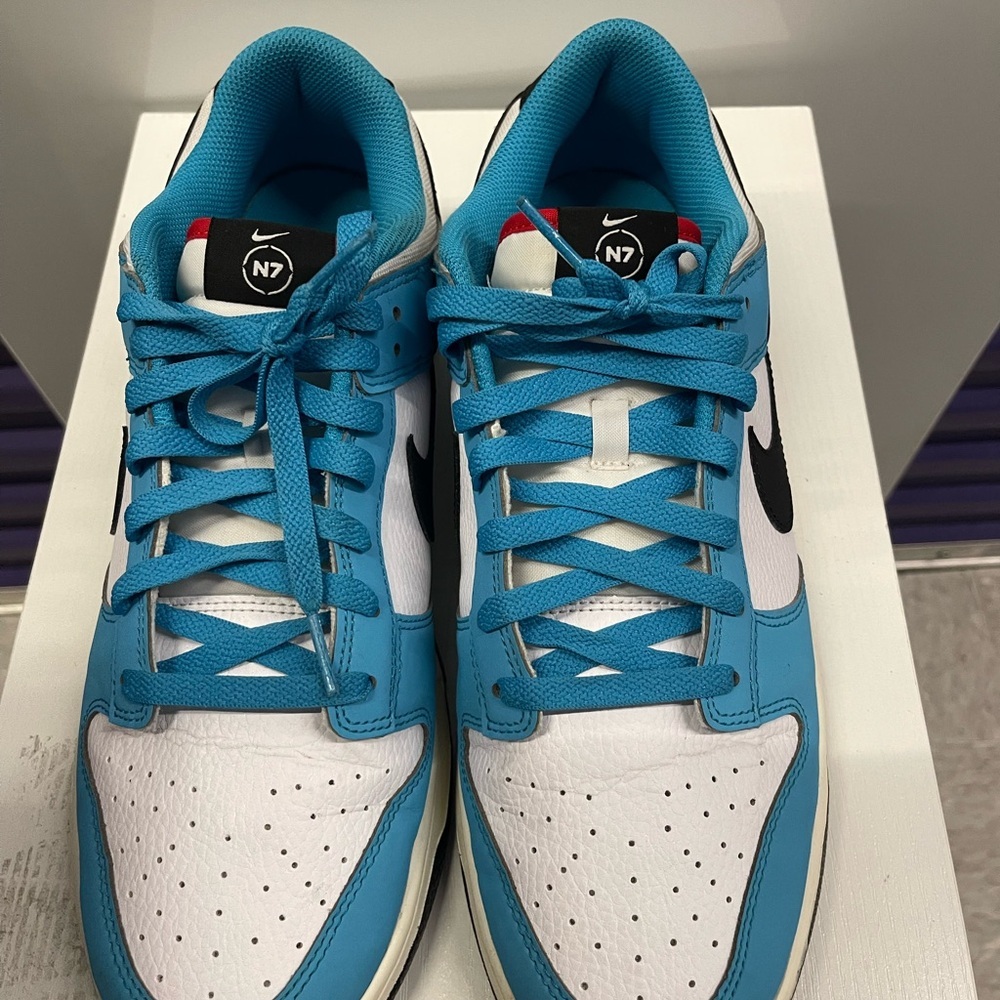 Nike Dunk Low Next Nature N7 Mens Size 12.5 HJ9088-488 Dark Turquoise - Picture 4 of 5